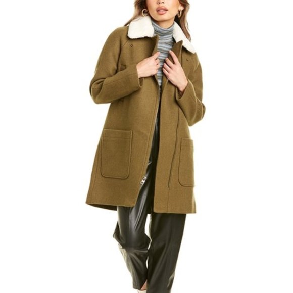 MADEWELL Eldridge Zip Coat in Insuluxe Fabric S NWT - Picture 6 of 9